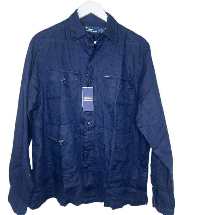 Polo Ralph Lauren Linne Overshirt (Navy)