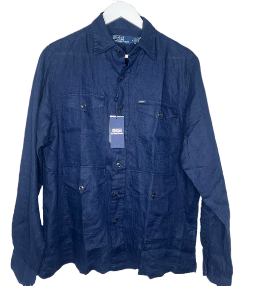 Polo Ralph Lauren Linne Overshirt (Navy)